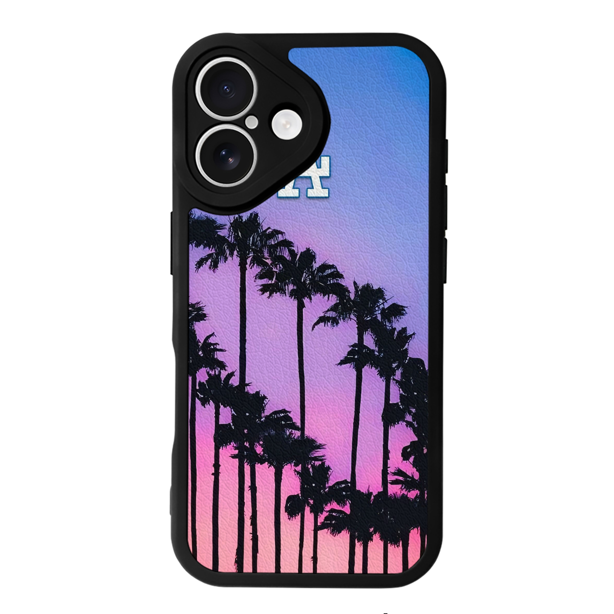  IPhone 16 Silicone Leather Case – UV Print, Lambskin Texture – Perfect Fit, Wireless Charging Compatible, Scratch Resistant, Precise Cutouts – Stylish Protection For IPhone 16